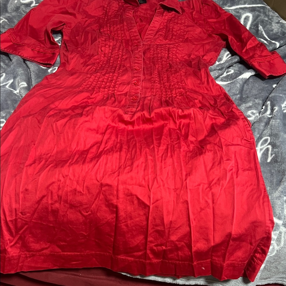H&M Red Women's Dress - Picture 7 of 8